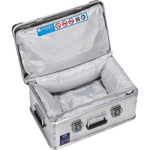 Zarges Varnostni zaboj AKKU STORAGE BOX, DxŠxV 600 x 400 x 240 mm, aluminij Cene