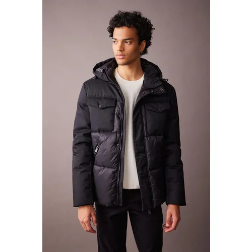 Defacto Slim Fit Hooded Puffer Jacket