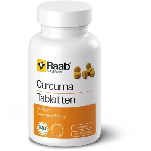 Raab Vitalfood GmbH Bio tablete kurkume - 300 tablet Cene