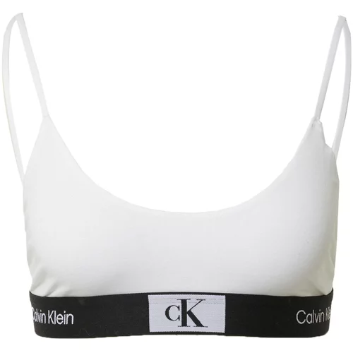 Calvin Klein Underwear Nedrček črna / bela / off-bela