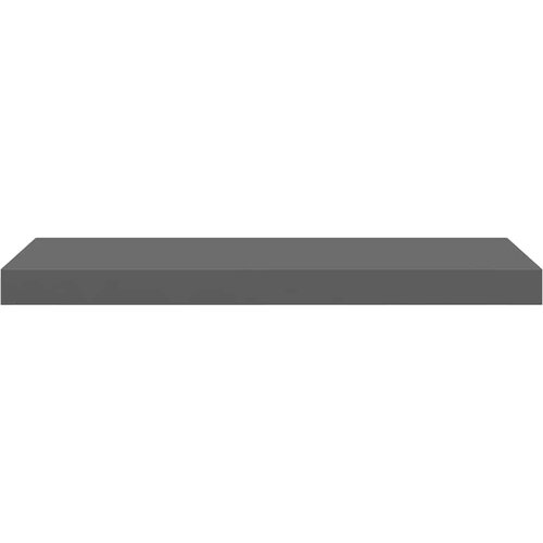  Plutajuće zidne police 4 kom sjajne sive 60 x 23,5 x 3,8 cm MDF Slike