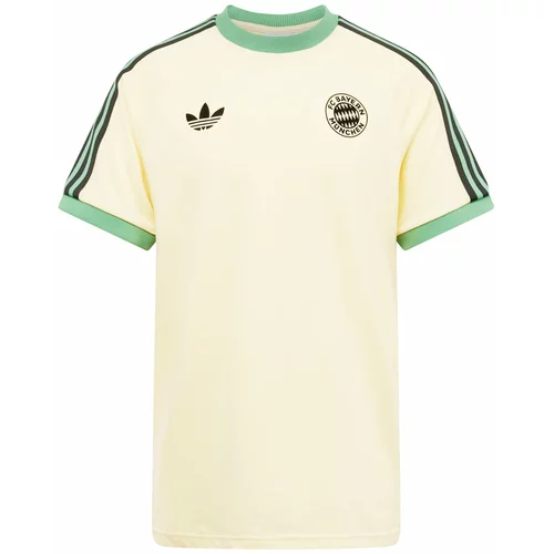 Adidas Funkcionalna majica 'FCB OG' pastelno rumena / zelena / črna