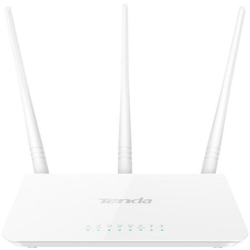 Tenda F3 Wireless N300 Ruter, WISP/WDS-bridge/AP/WPS, 3L/1W fixed antenna 3x5dBi Slike