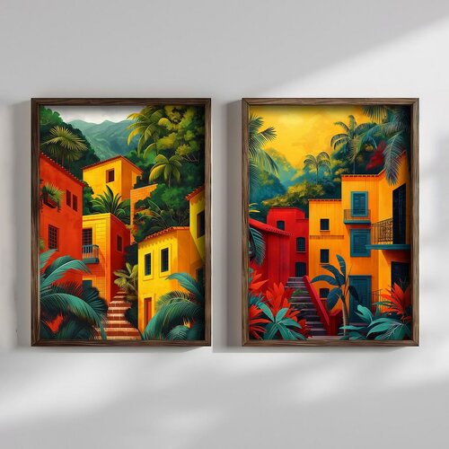 Wallity slika TUN141, 2 dela, 70 x 50 x 3 cm Slike