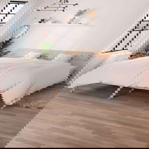  Posteljni okvir iz trdne borovine 200x200 cm, (20645328) Cene