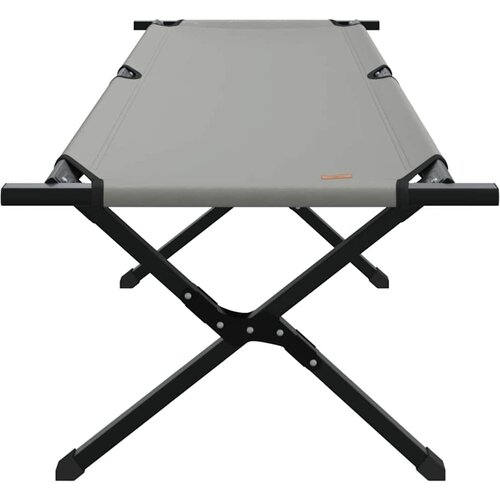  Sklopivi kamperski krevet Siva 193 x 69 x 45 cm Oxford tkanina Slike