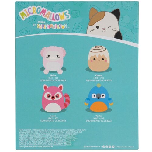 Squishmallows Pli&amp;scaron;aste igrače v kompletu 4 ks Micromallows 4Pack &amp;ndash; Slike