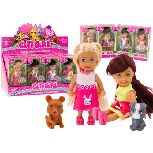 Mini lutka s psom - nasumično slanje lutke Slike
