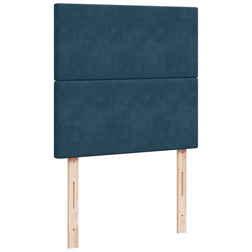 Box spring krevet s madracem plavi 90x200 cm bar&amp;scaron;unasti Slike