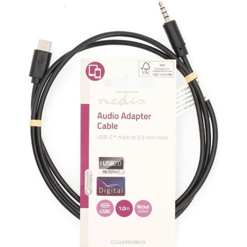 Nedis CCGL65950BK10 Adapterski kabl sa USB-om do 3,5 mm muški Cene