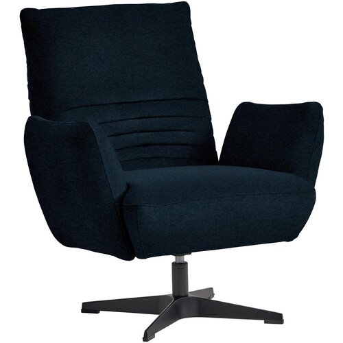 Dieter Knoll FOTELJ, temno modra tekstil Slike