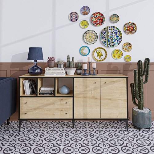 Woody Fashion Elegan - Sapphire Oak Sapphire Oak Console Slike