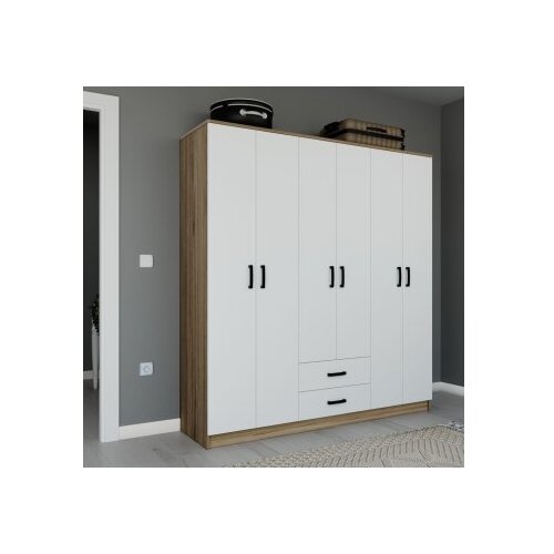 Hanah home Ormar Yaman 1600-75, 180x190x45 cm, Bijeli Slike