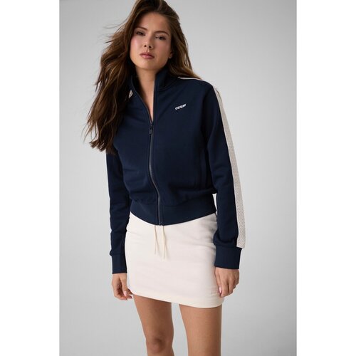 Guess &Scaron;portne jope in jakne Phoebe Full Zip High Neck Modra Cene