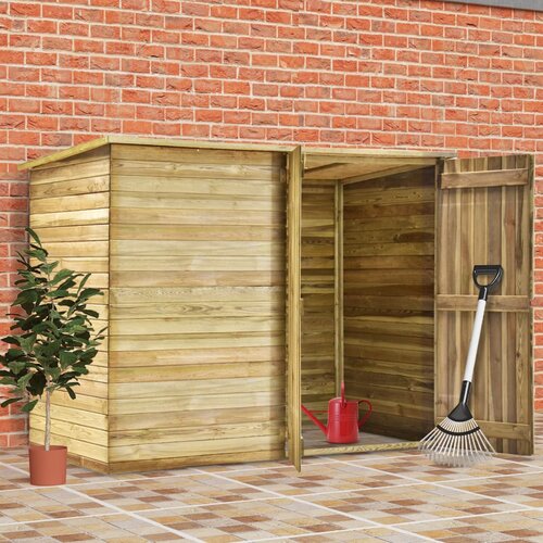 VidaXL Vrtna lopa 232x110x170 cm impregnirana borovina Slike