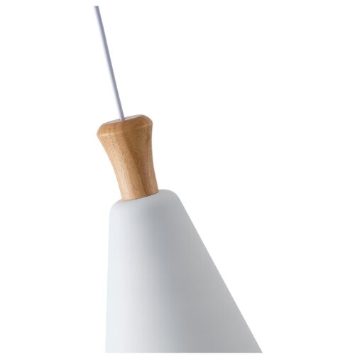  Visilica na sajli SIMPLO 1xE27/15W/230V, bela, prečnik 20 cm Slike