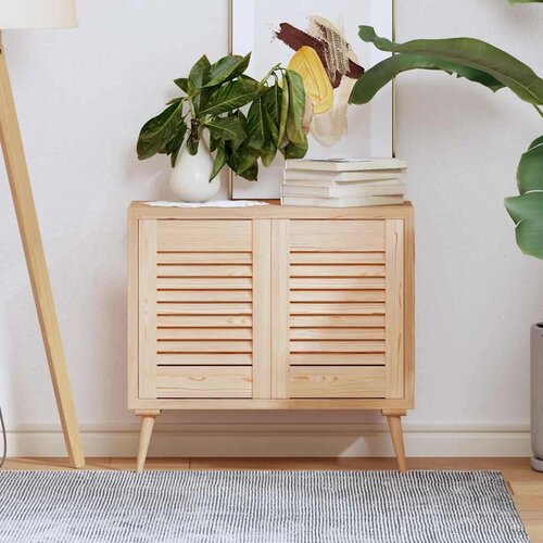 vidaXL Kabinetna vrata Louvred 2 kosa 39,5x29,5 cm Masivni les Pine Cene