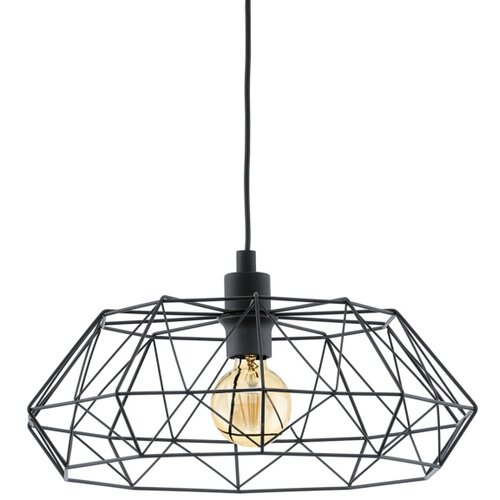 Eglo visilica Carlton 2, 1 x E27, crna, 45,5 cm, 49487 Slike