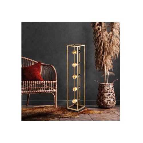 Opviq podna lampa Kafes 13745, 21 x 21 x 102 cm, 250 cm kabl, E27, zlatne boje Cijene