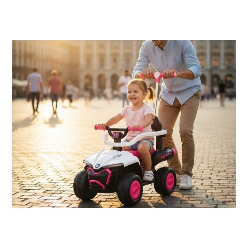  Dečija guralica sa ručkom UTV 477 roze Cene