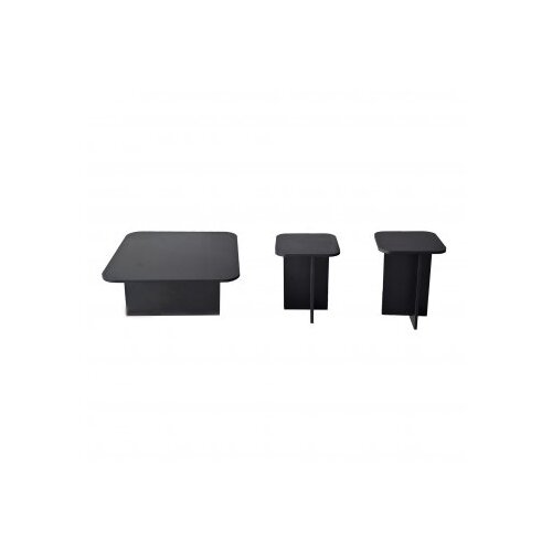 Hanah home Blues Black Set od 3 stola, crna Slike