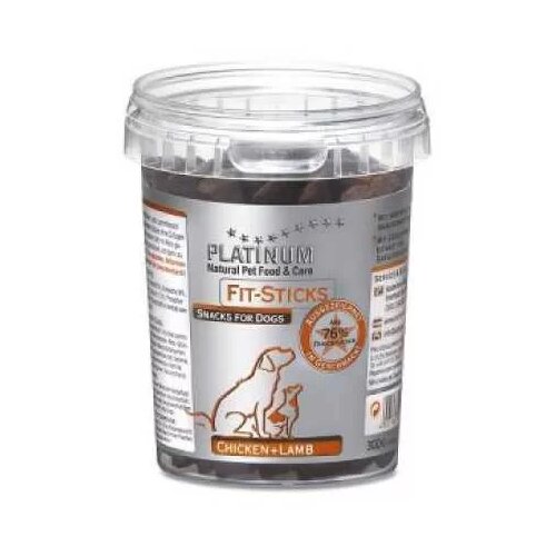 Platinum fit-sticks chicken+lamb 300gr poslastica za pse Slike