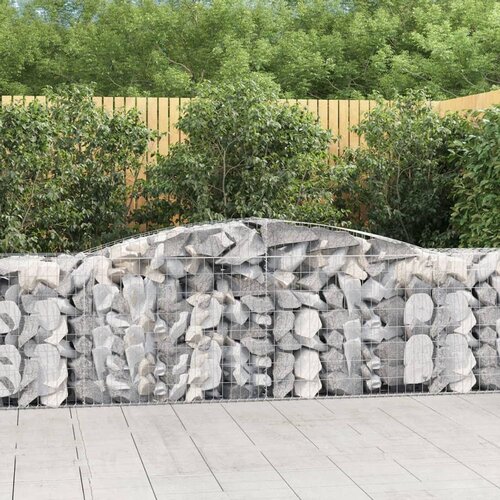  Obokane gabion košare 5 kosov 400x50x80/100 cm cinkano železo Cene