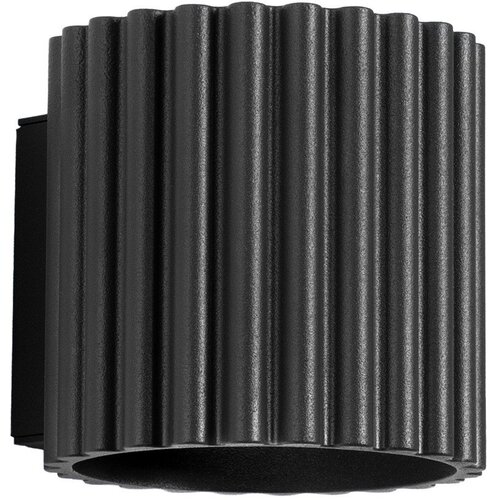 Sollux Crna zidna lampa ø 10 cm Zora – Cene