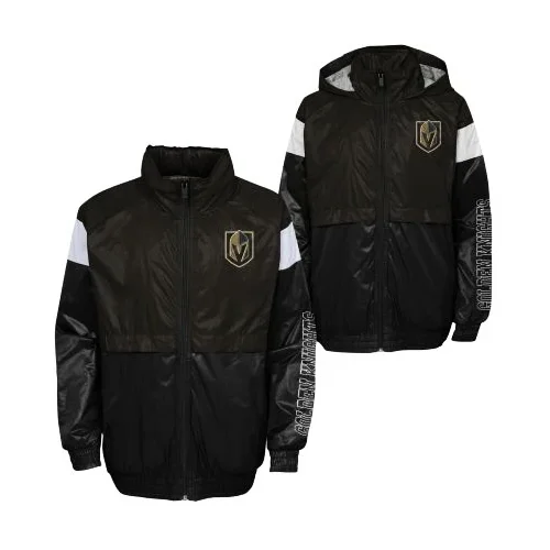 Outerstuff Children's Jacket GOAL LINE STANCE FZ WINDBREAKE VEGAS GOLDEN KNIGHTS