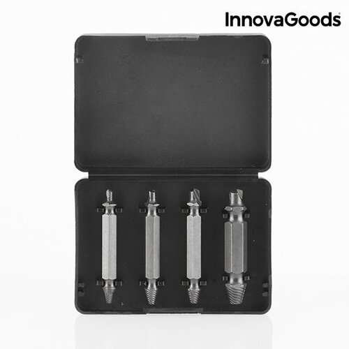 InnovaGoods Set Svrdla za Vađenje O&amp;scaron;tećenih Vijaka 4/1 Slike
