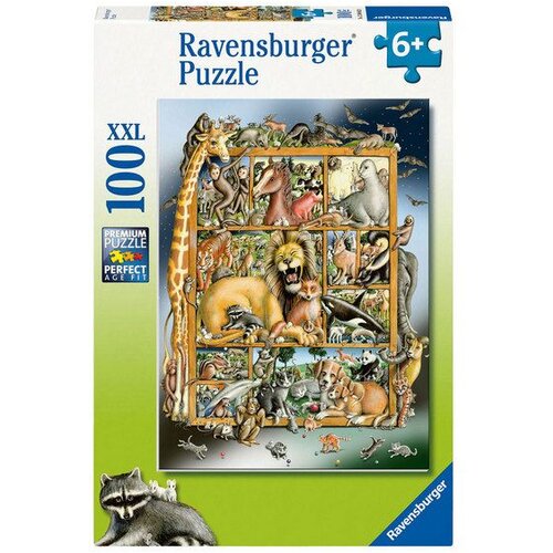 Ravensburger puzzle - Životinje u regalu - 100 delova Slike
