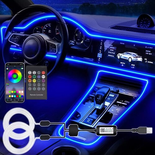  AUXITO LED RGB neonska traka sa optičkim vlaknom za enterijer LGX-1T2-2M Cene