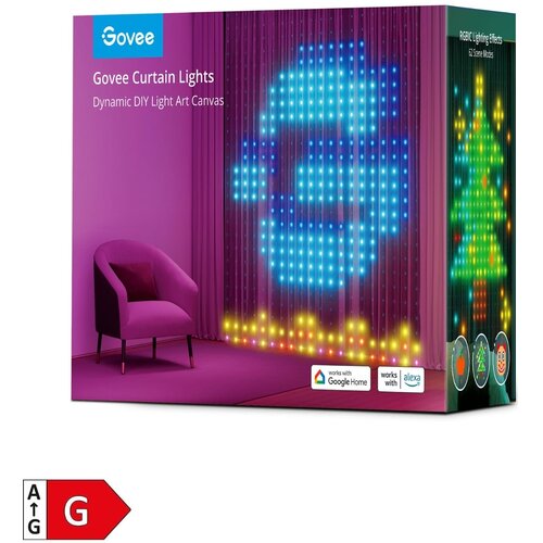 GOVEE zavesne luči velikosti 1.5 x 2 metra Slike