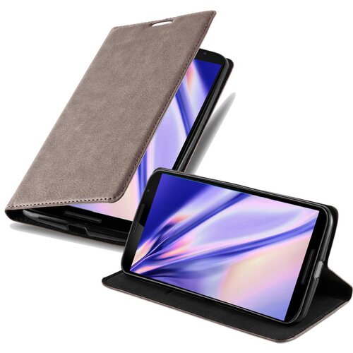 Cadorabo Ohi&scaron;je, združljivo z Motorola Google NEXUS 6 v kavovinsko rdeča - Za&scaron;čitni ovitek z magnetnim zapiranjem, stoječo funkcijo in režo za kartice, (20549913) Cene
