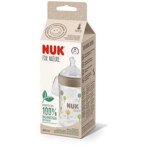 Nuk plastična bočica For Nature bočica 260ml temp M Slike