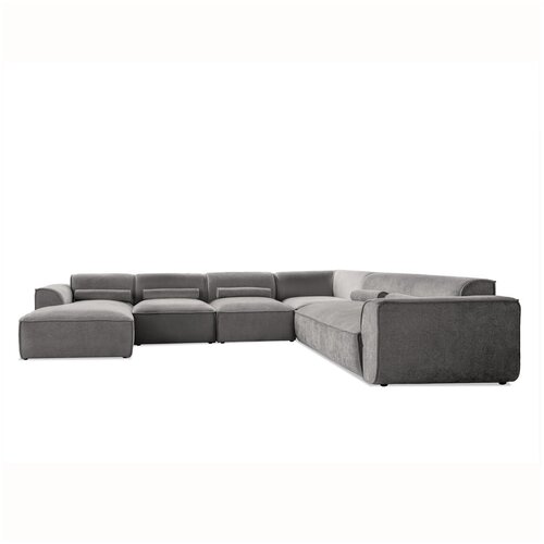 Miuform Svijetlo siva kutna garnitura (s desnim kutom/u obliku slova &amp;quot;U&amp;quot;) Flex Felix &amp;ndash; Slike