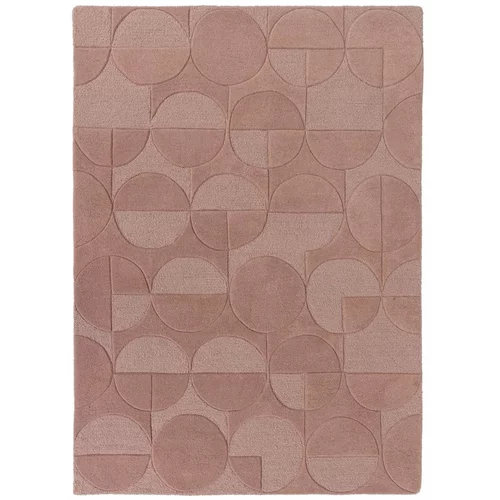 Flair Rugs ružičasti vuneni tepih Gigi, 120 x 170 cm