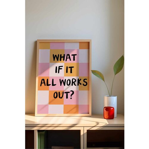WALLXPERT Dekorativna slika u okviru - Multicolor MDF slika Cene