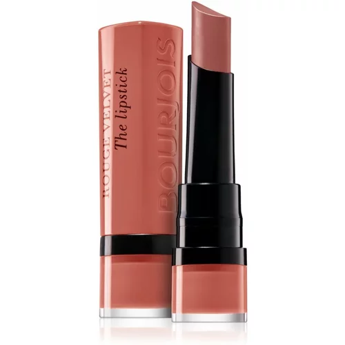 Bourjois Rouge Velvet The Lipstick mat šminka 2,4 g odtenek 15 Peach Tatin za ženske