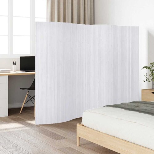 Furnova Paravan iz bambusa bele barve 250x165 cm, (21929967) Cene