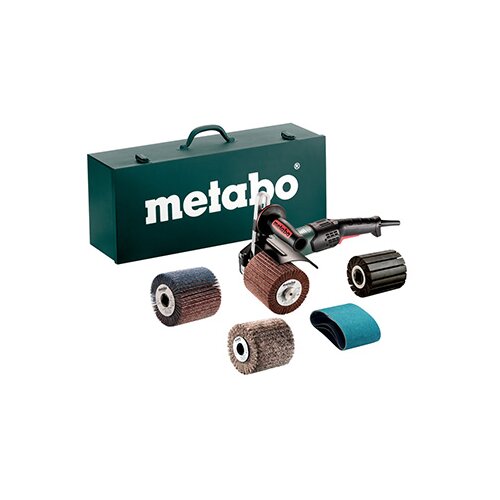 Metabo brusilica za satiniranje + 4 valjka i 3 trake SE 17-200 RT set 602259500 Slike