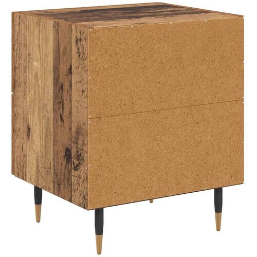  Noćni ormar s ladicama 2 pcs Staro drvo 40 x 35 x 47.5 cm Slike