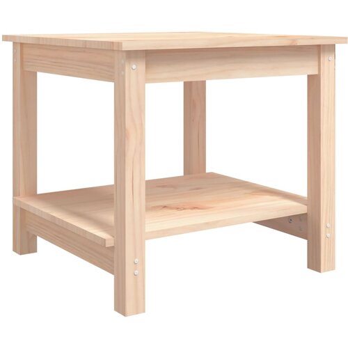 vidaXL Klubska mizica 50x50x45 trdna borovina, (20713723) Cene