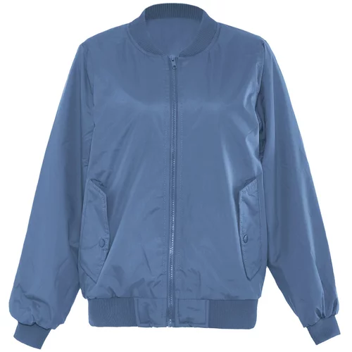 BLONDA Prijelazna jakna sivkasto plava