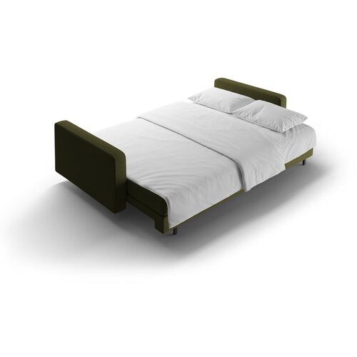 Cosmopolitan Design Zelena raztegljiva sedežna garnitura s prostorom za shranjevanje 222 cm Bali &amp;ndash; Slike