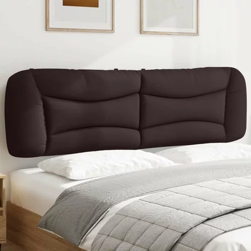 Jastuk za uzglavlje tamnosmeđi 180 cm od tkanine