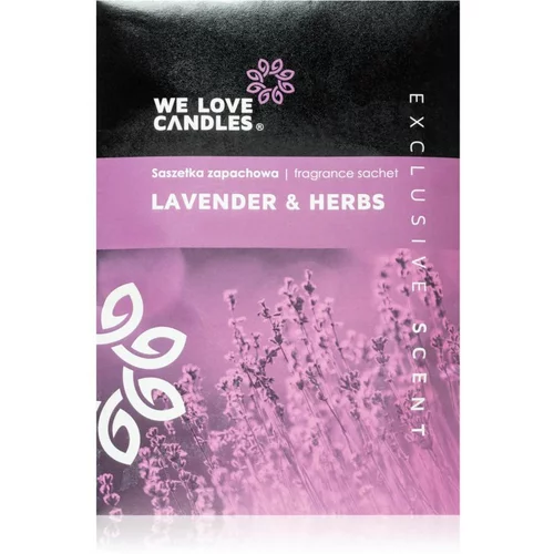 We Love Candles Basic Lavender & Herbs dišeča vrečka 25 g