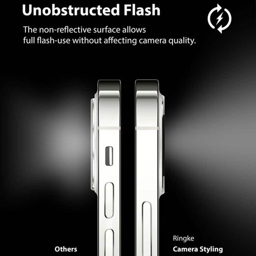 Ringke Camera Styling - iPhone 12 Pro - siva Slike