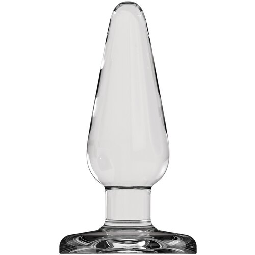 Plug &amp;amp; Play Butt Plug Basic 5 Inch Glass Slike