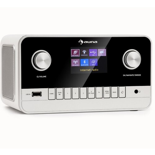 Auna Connect 100 MKII, Internetni radio, Multimedijski predvajalnik, Bluetooth, DAB/DAB+, upravljanje prek aplikacije Cene
